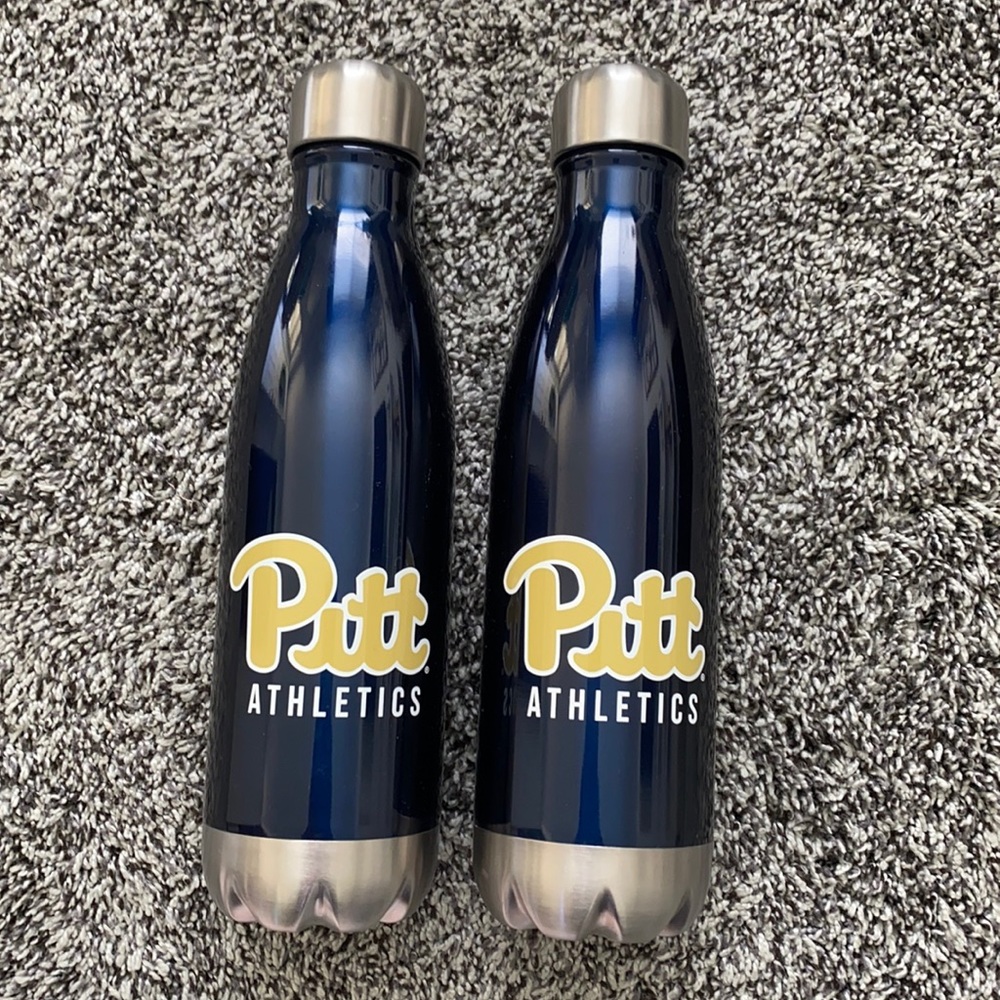 Two University of Pitt Athletics Water Bottles